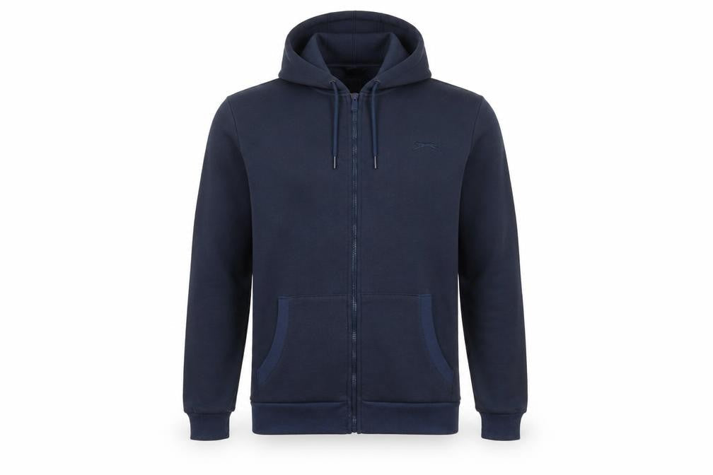 Slazenger Mens Blue Full Zip Hoodie Size M Regular Fit