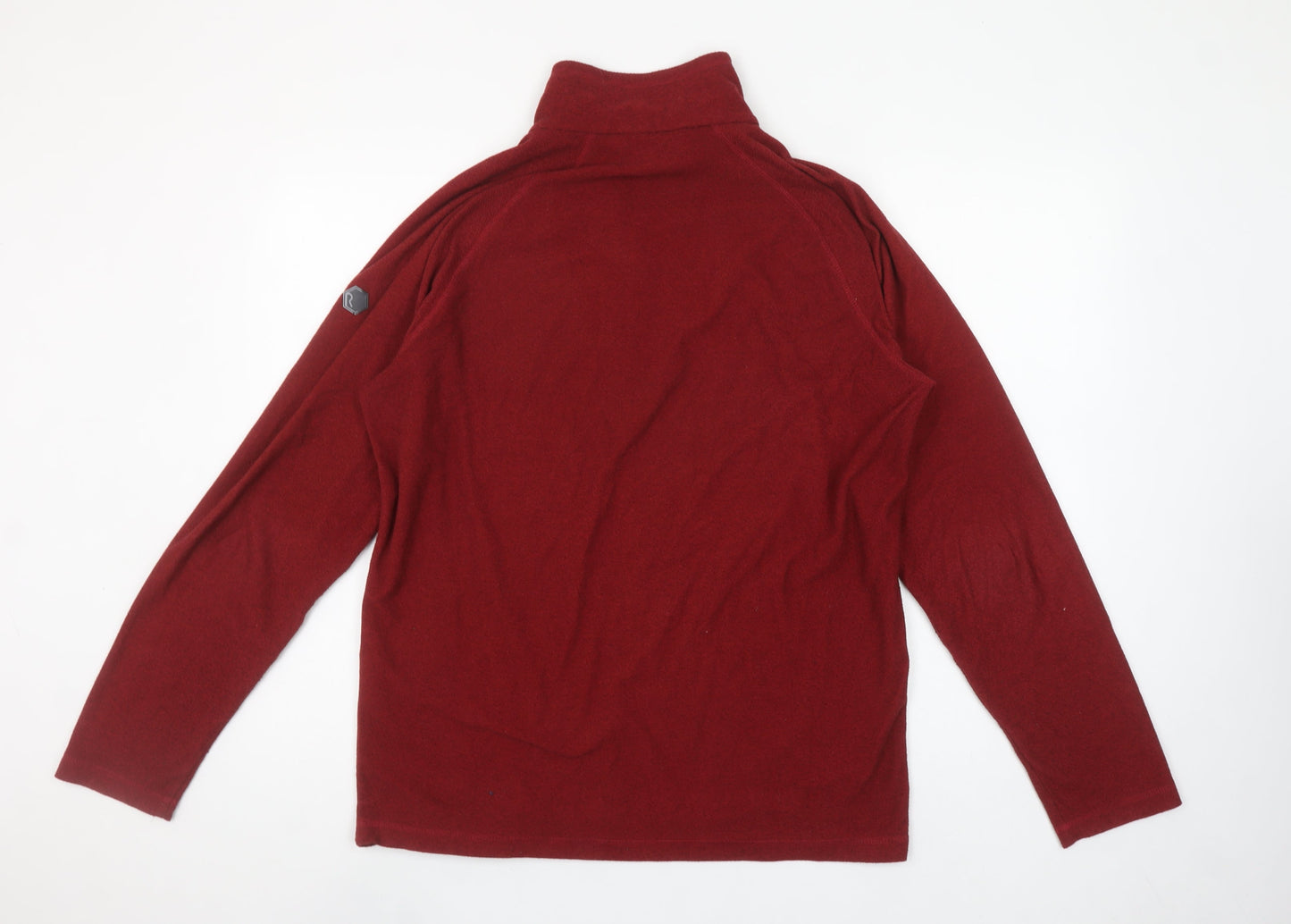 Regatta Men’s Red Fleece Quarter Zip Pullover Sweatshirt Size L