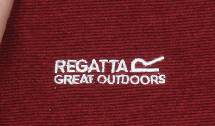 Regatta Men’s Red Fleece Quarter Zip Pullover Sweatshirt Size L