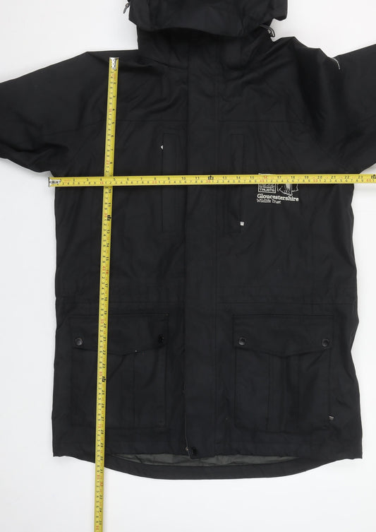 Craghoppers Men's Black Waterproof Hooded Rain Jacket M Hiking Outdoor