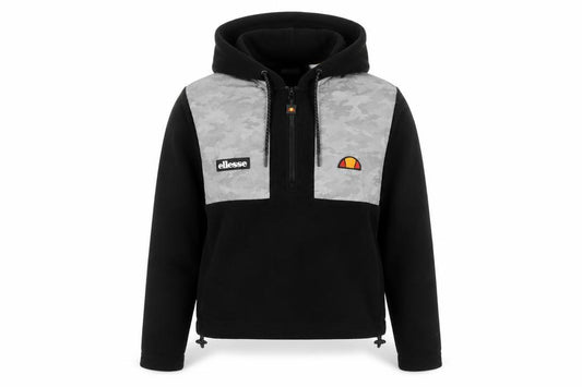 Womens UK 10 Regular ellesse Black Pullover Hoodie