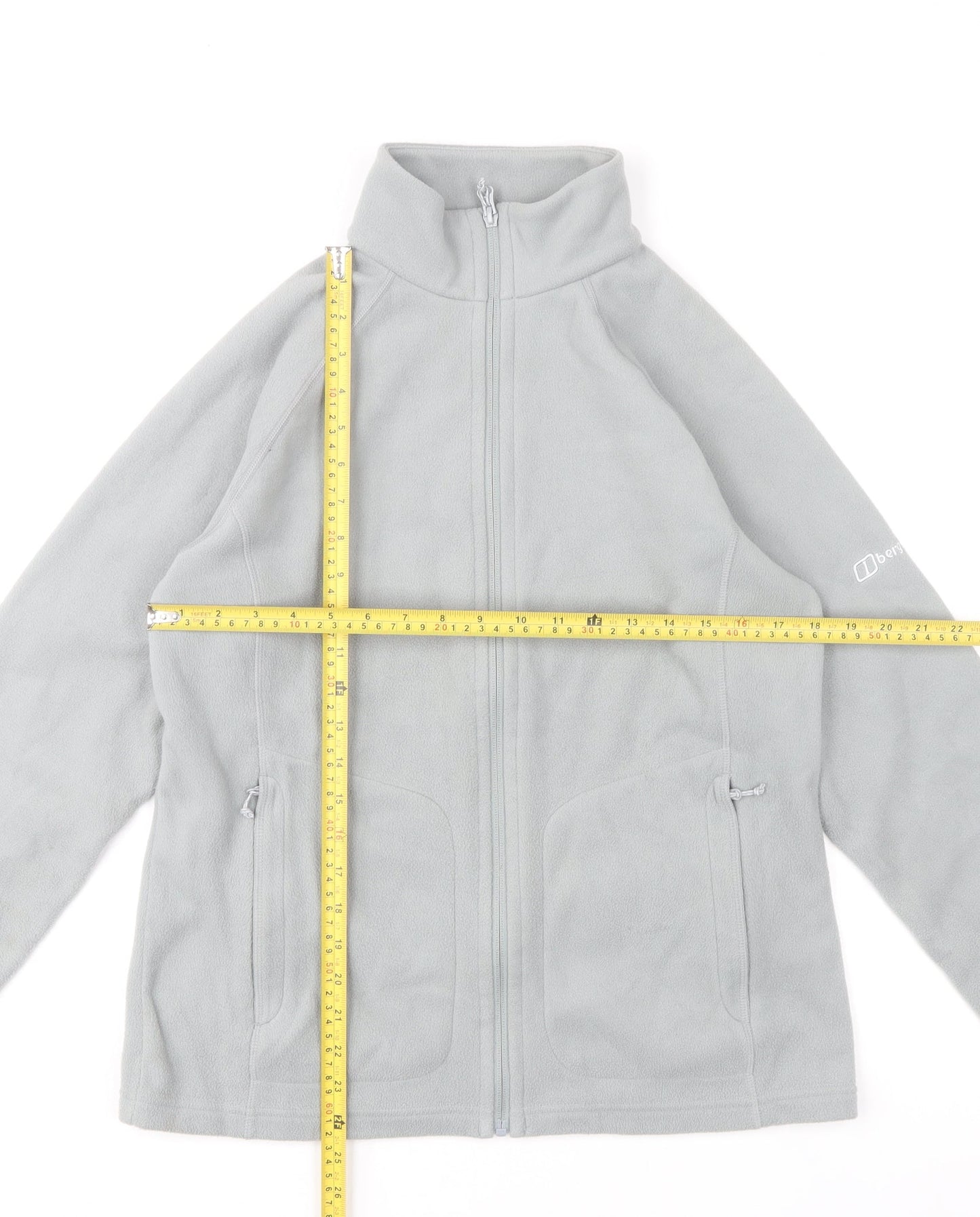 Berghaus Women's Grey Fleece Full Zip Jacket Size 14