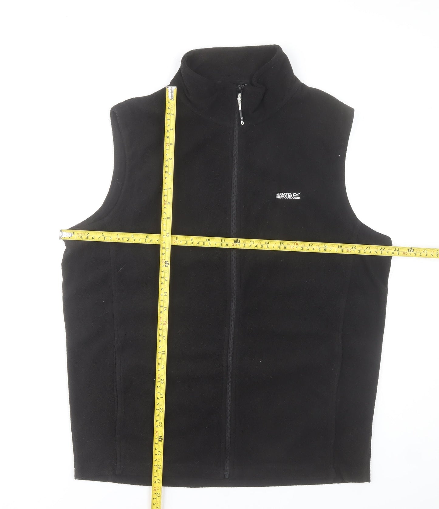 Regatta Men's Black Fleece Bodywarmer Waistcoat Size L Outdoor Vest