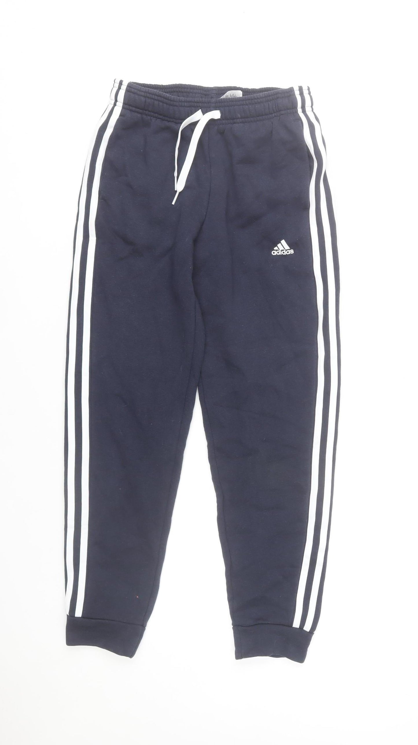 Adidas Boys Blue Jogger Trousers 11-12 Years Elastic Waist Comfortable
