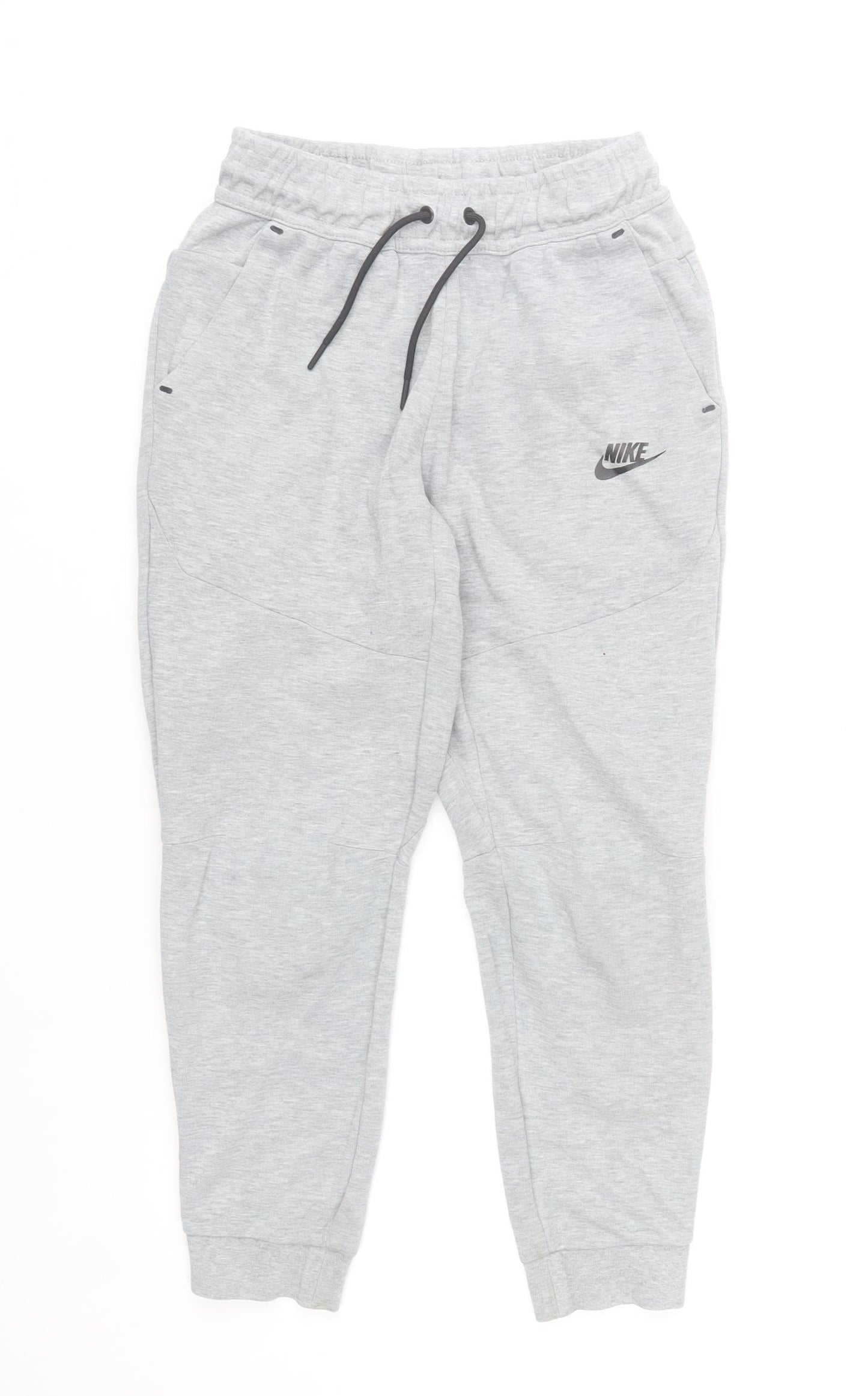 Nike Boys Grey Jogger Trousers 13-14 Years Elastic Waist Activewear