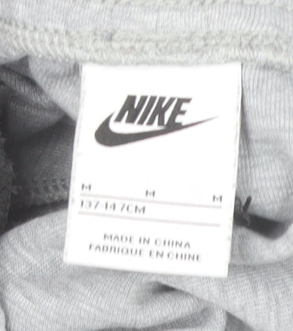 Nike Boys Grey Jogger Trousers 13-14 Years Elastic Waist Activewear