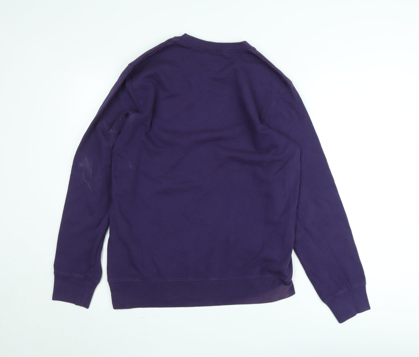 Carhartt Women's Purple Crew Neck Pullover Sweatshirt M Cotton Logo