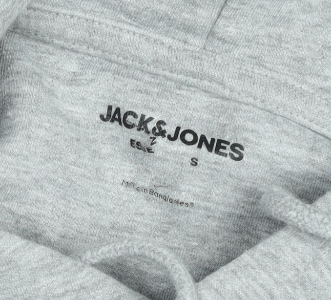 Jack & Jones Men's Grey Pullover Hoodie Size S
