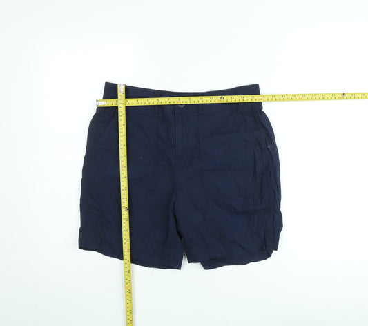 Dunnes Mens Navy Casual Chino Shorts Size 12 with Pockets