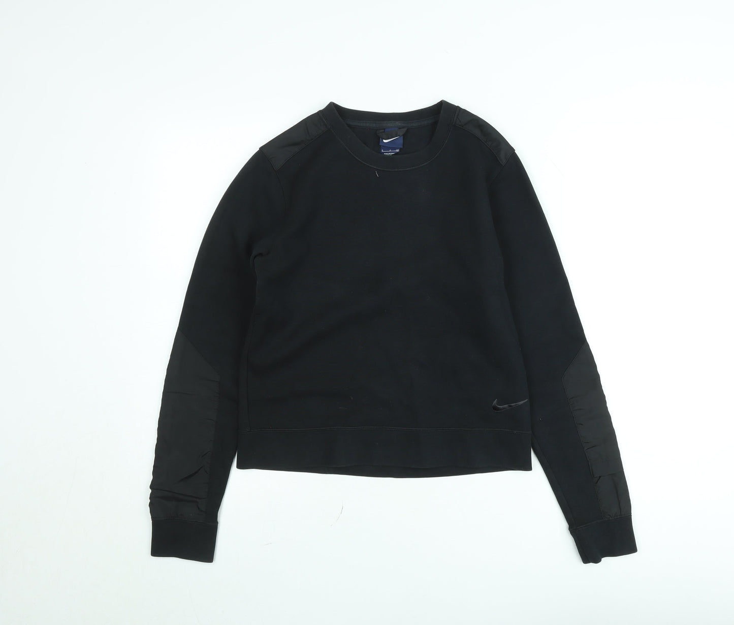 Nike Men's Black Small Crew Neck Pullover Sweatshirt