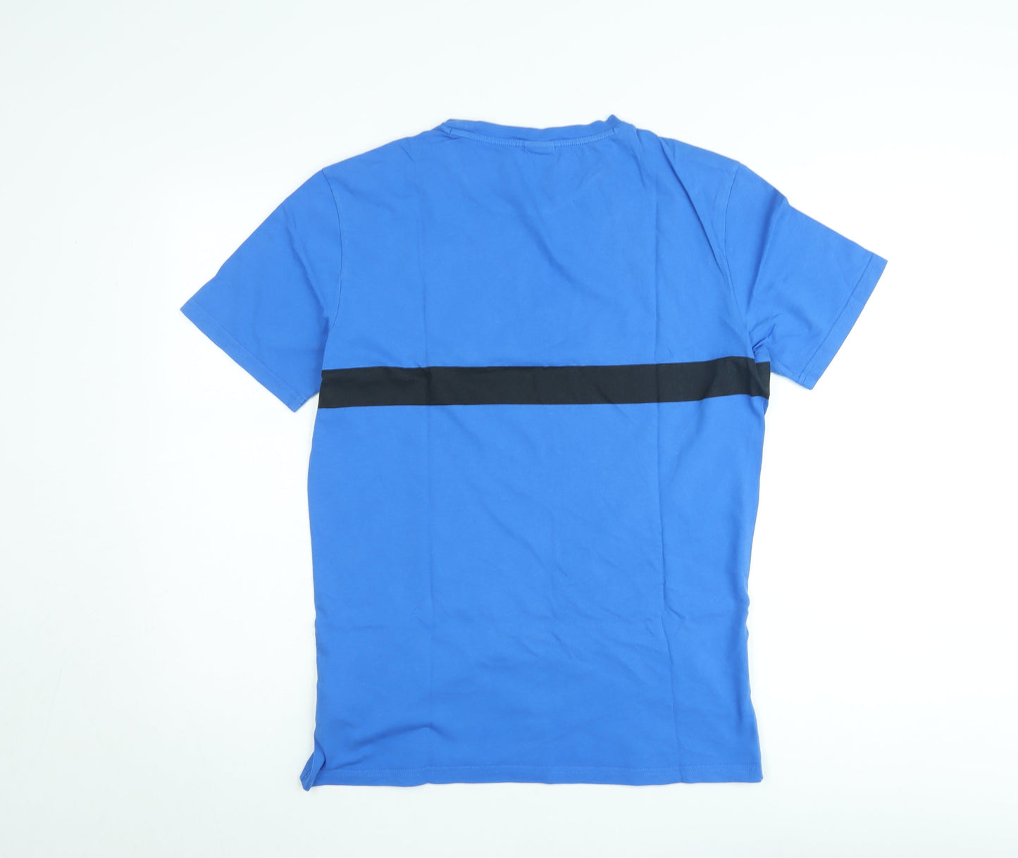 Hugo Boss Men's Blue Slim Fit Logo Crew Neck T-Shirt Size L