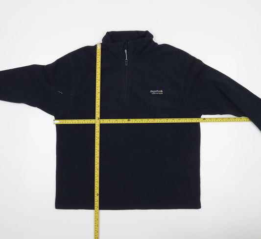Regatta Men’s Blue Fleece 1/4 Zip Pullover Sweatshirt XL