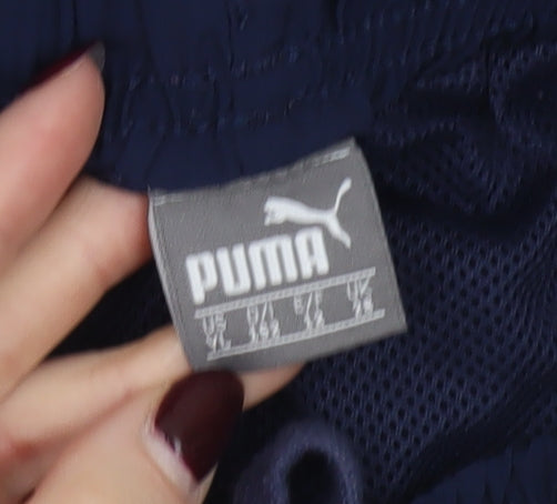 Puma Boys Blue Jogger Trousers 12 Years Elastic Waist Activewear