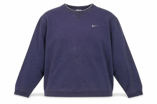 Womens UK XL Relaxed Nike Blue Pullover Sweatshirt
