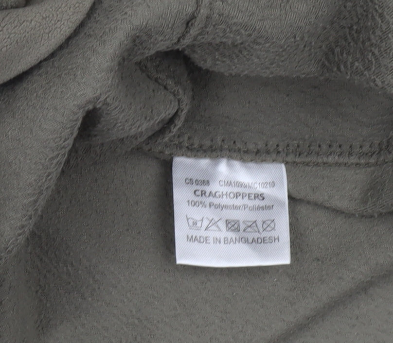 Craghoppers Men’s Green Fleece Half Zip Sweatshirt Pullover L