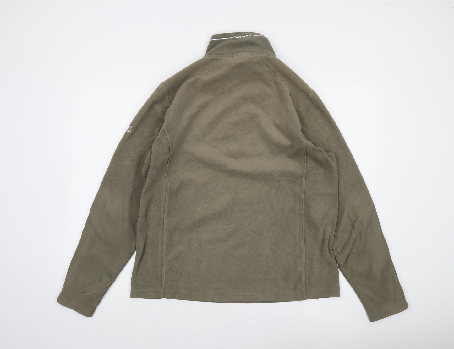 Craghoppers Men’s Green Fleece Half Zip Sweatshirt Pullover L