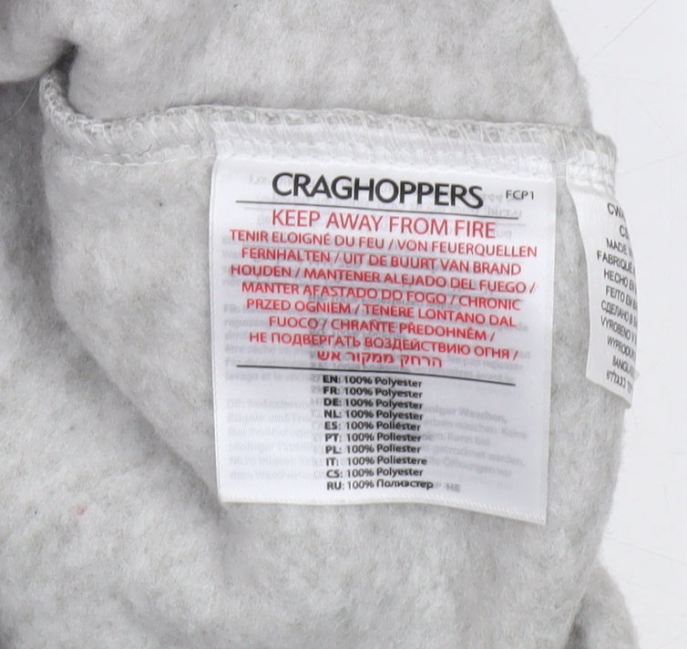 Craghoppers Women Grey Crew Neck Long Sleeve Sweatshirt UK16