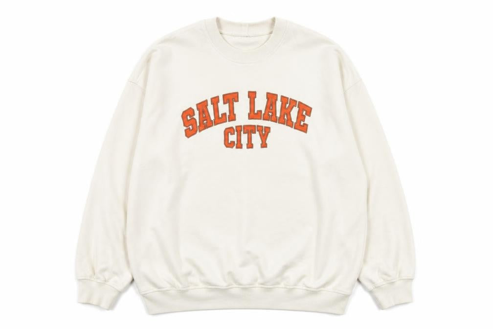 H&M Women White Salt Lake City Pullover Sweatshirt Size 12