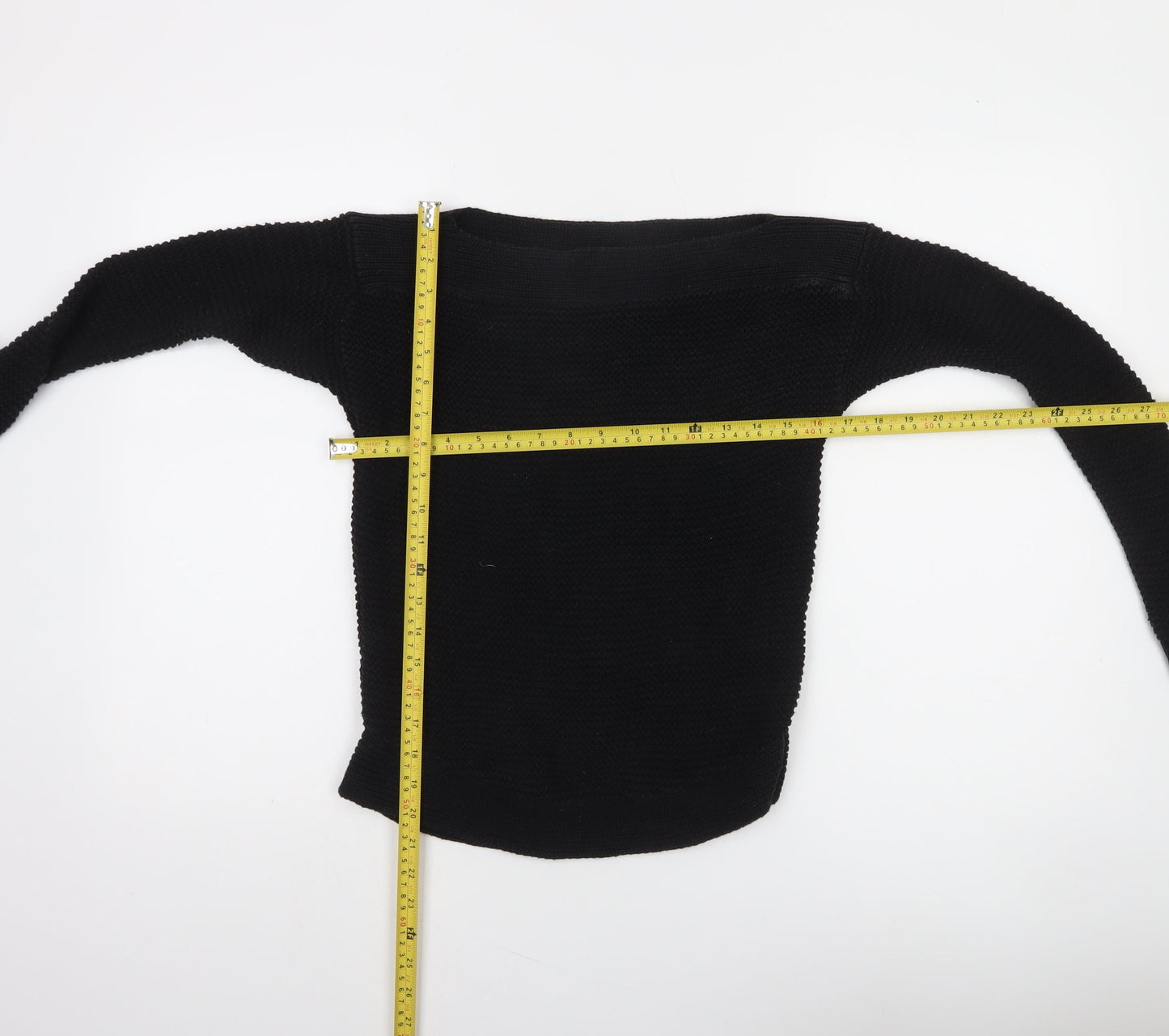 Lauren Ralph Lauren Women’s Black XS Knit Cotton Jumper