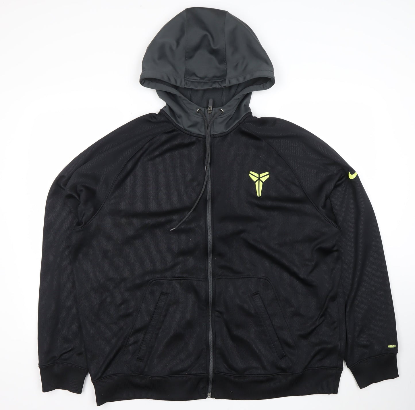 Nike Men's Black Therma-Fit Full Zip Hoodie 2XL Sportswear