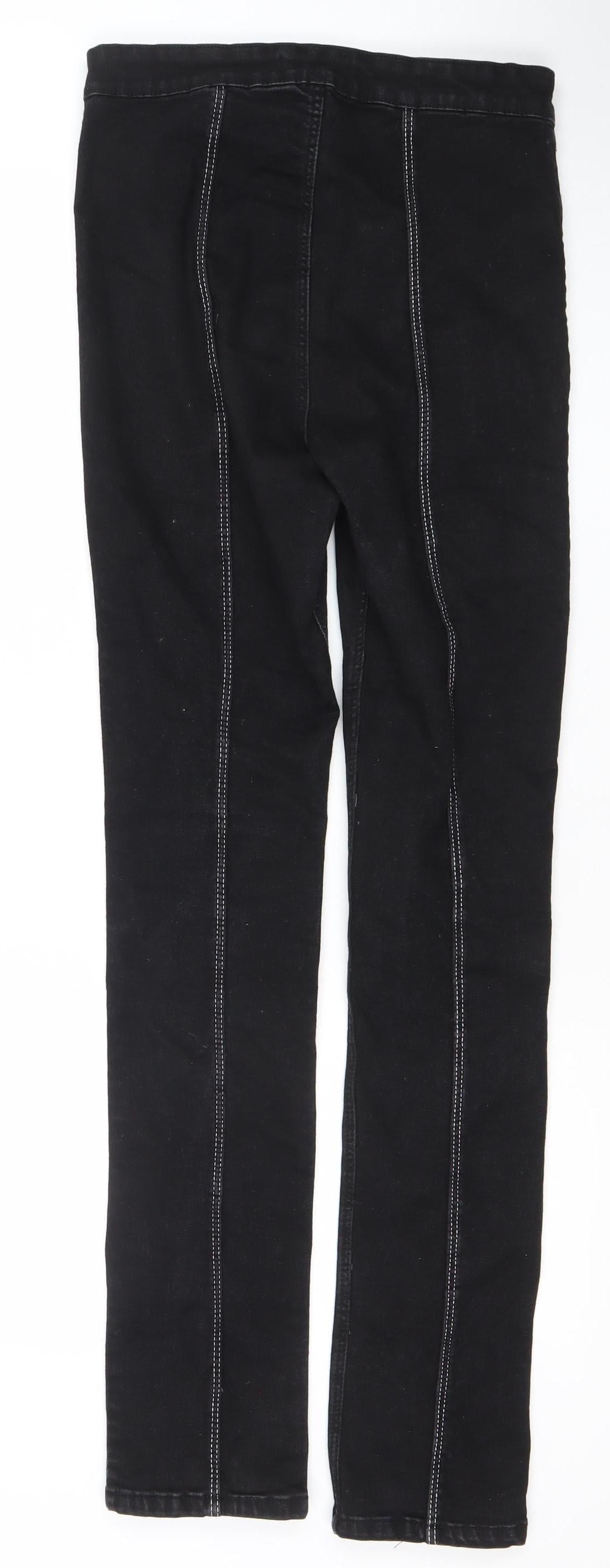 Zara Women Black Skinny Slim Stretch Jeans Size 12