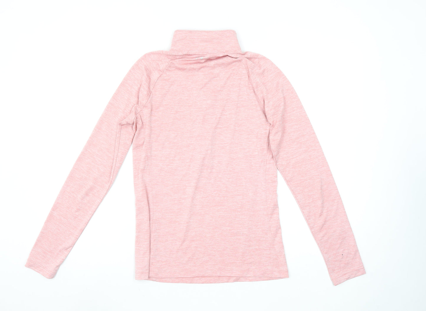 Under Armour Women's Pink HeatGear 1/2 Zip Long Sleeve Pullover Top Size S