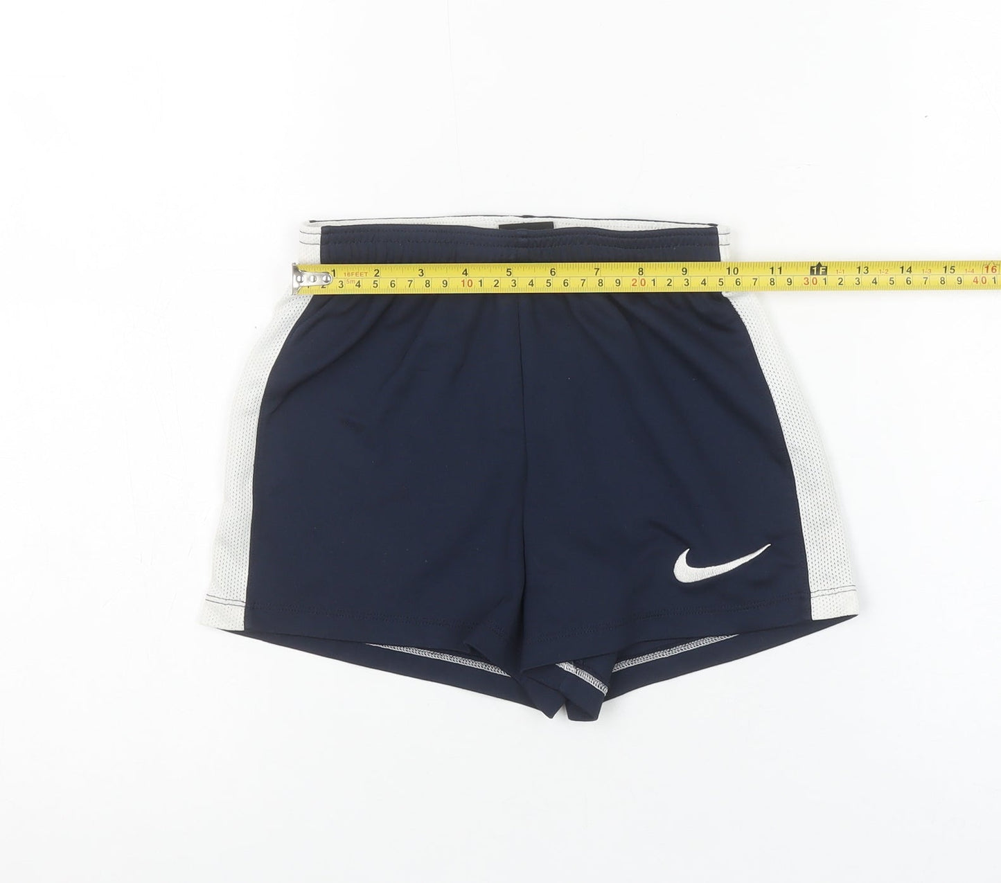 Nike Boys Blue Dri-FIT Athletic Shorts XS 6-8 Years Quick Dry Sportswear