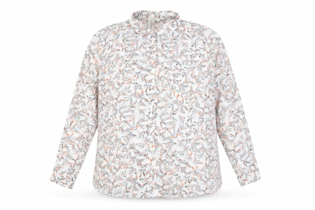 Next Women’s Multicoloured Floral Viscose Blouse UK 18 Long Sleeve Casual