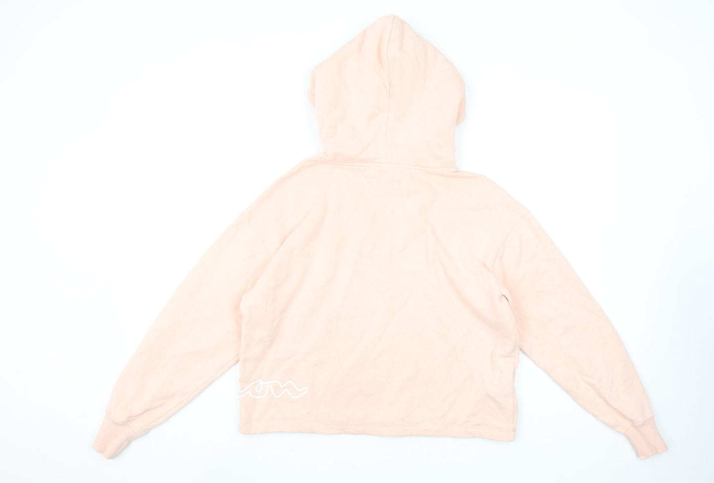 Womens UK S Regular Champion Pink Pullover Hoodie