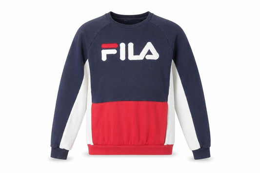 Mens UK M Regular FILA Multicoloured Pullover Sweatshirt