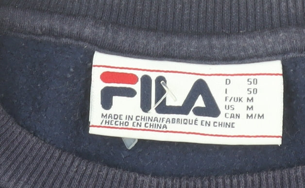 Fila Men's Multicoloured Logo Sweatshirt Pullover M Regular Fit