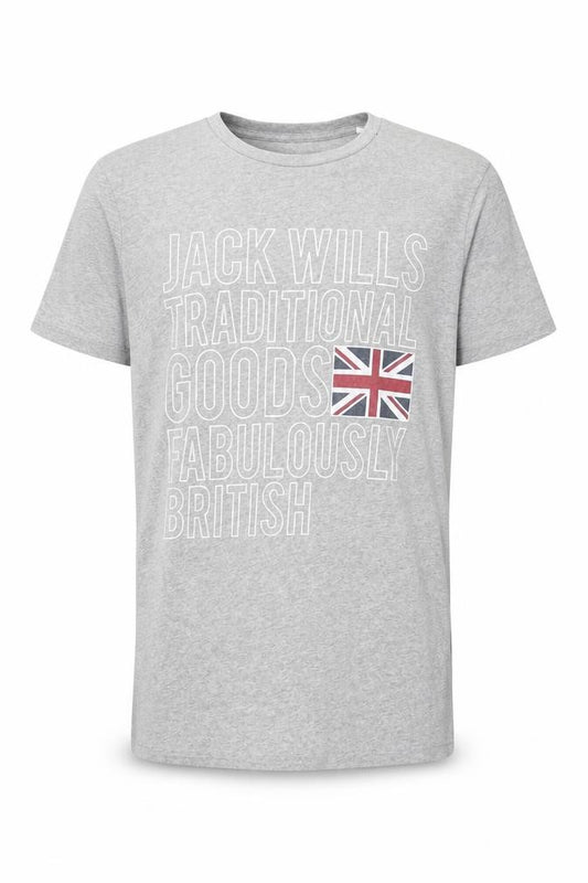 Mens UK Size XS Jack Wills Grey  Cotton T-Shirt