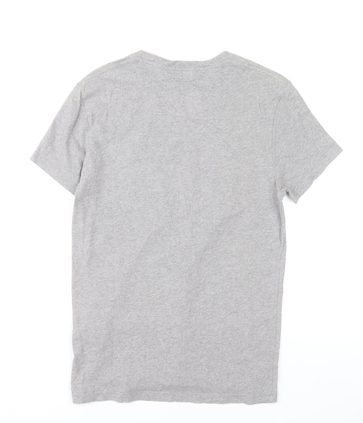 Jack Wills Mens Grey Graphic British Cotton T-Shirt XS Regular Fit