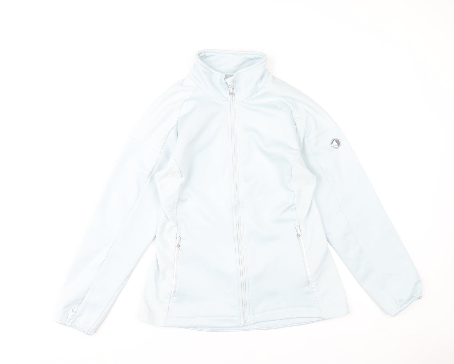 Regatta Womens Blue Softshell Jacket UK 12 Lightweight Outdoor Zip Up