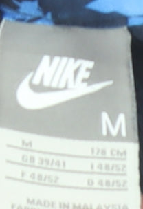 Nike Men's Blue Sleeveless Hoodie Vest M Sports Graphic Air Hoodie