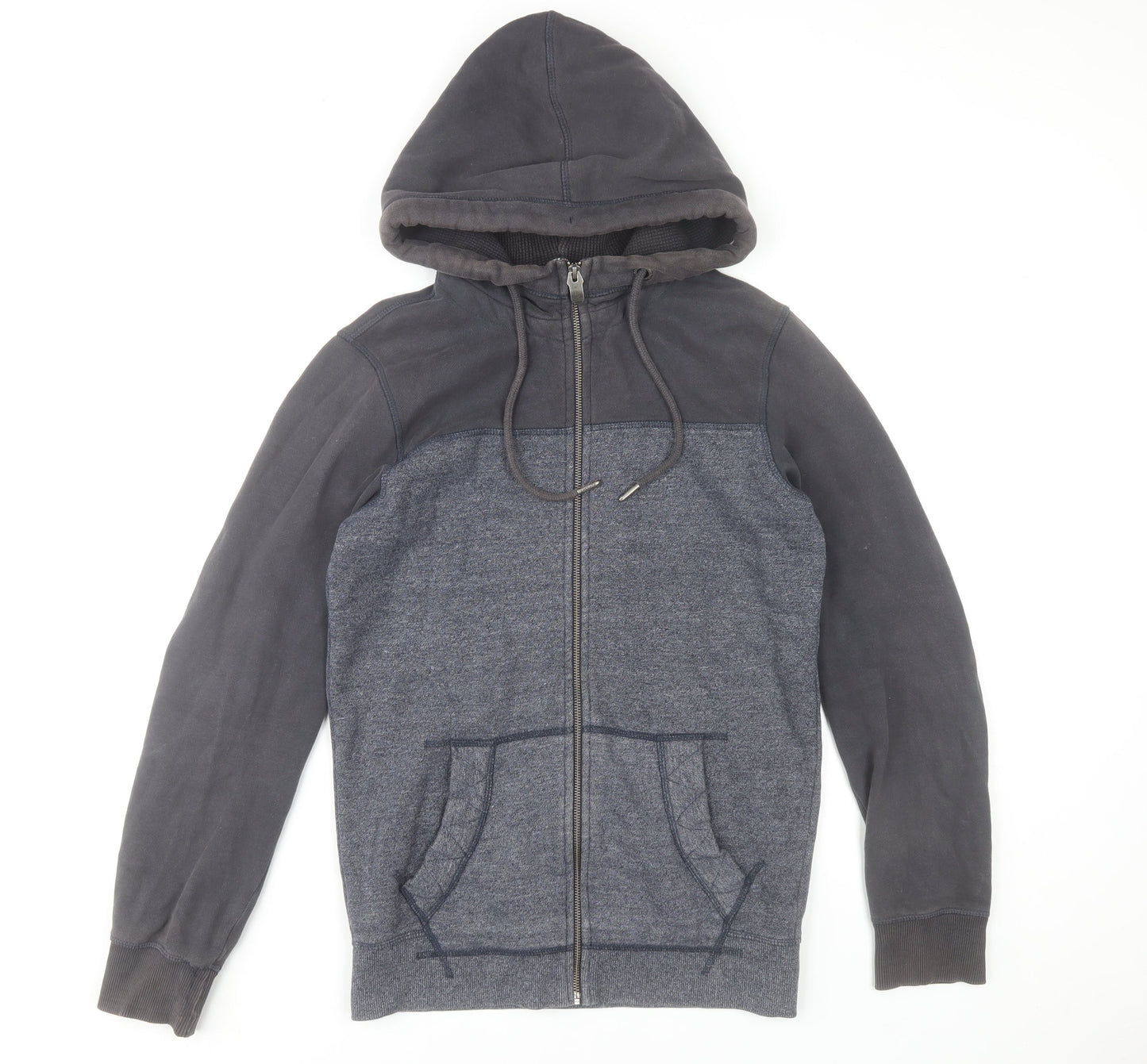 Fat Face Men’s Blue Full Zip Hoodie XS Regular Fit