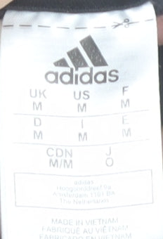 Adidas Men's Black Pullover Sweatshirt M Crew Neck Sports Top