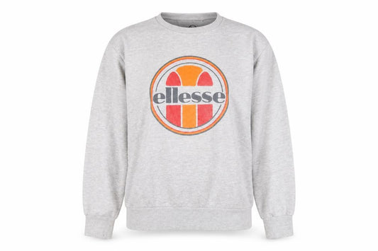 Womens UK M Regular ellesse Grey Pullover Sweatshirt