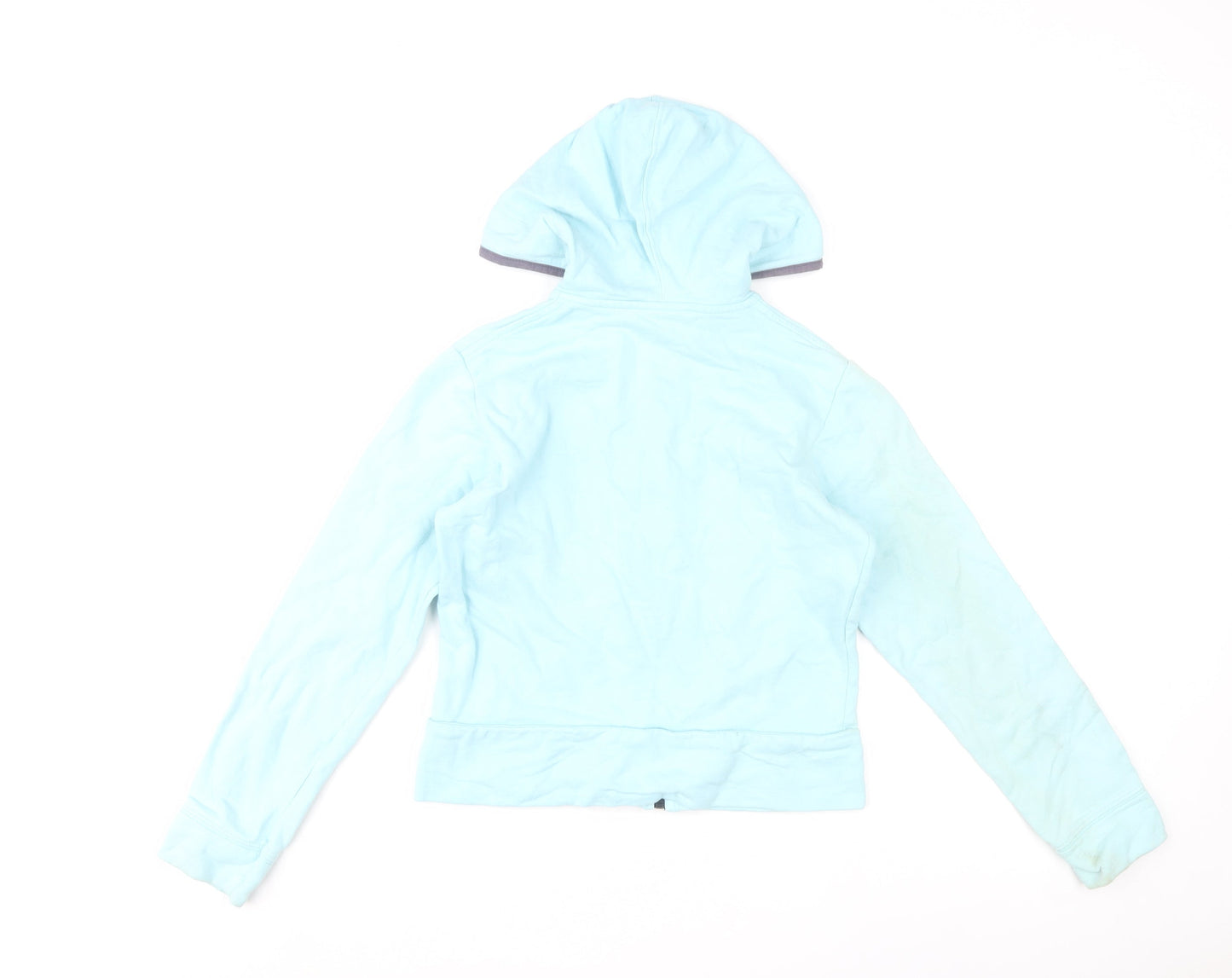 O'Neill Women’s Blue Full Zip Hoodie Sweatshirt Size S 100% Cotton