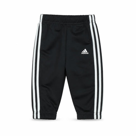 Adidas Boys Black Jogger Trousers 9 Months Elastic Waist Sportswear
