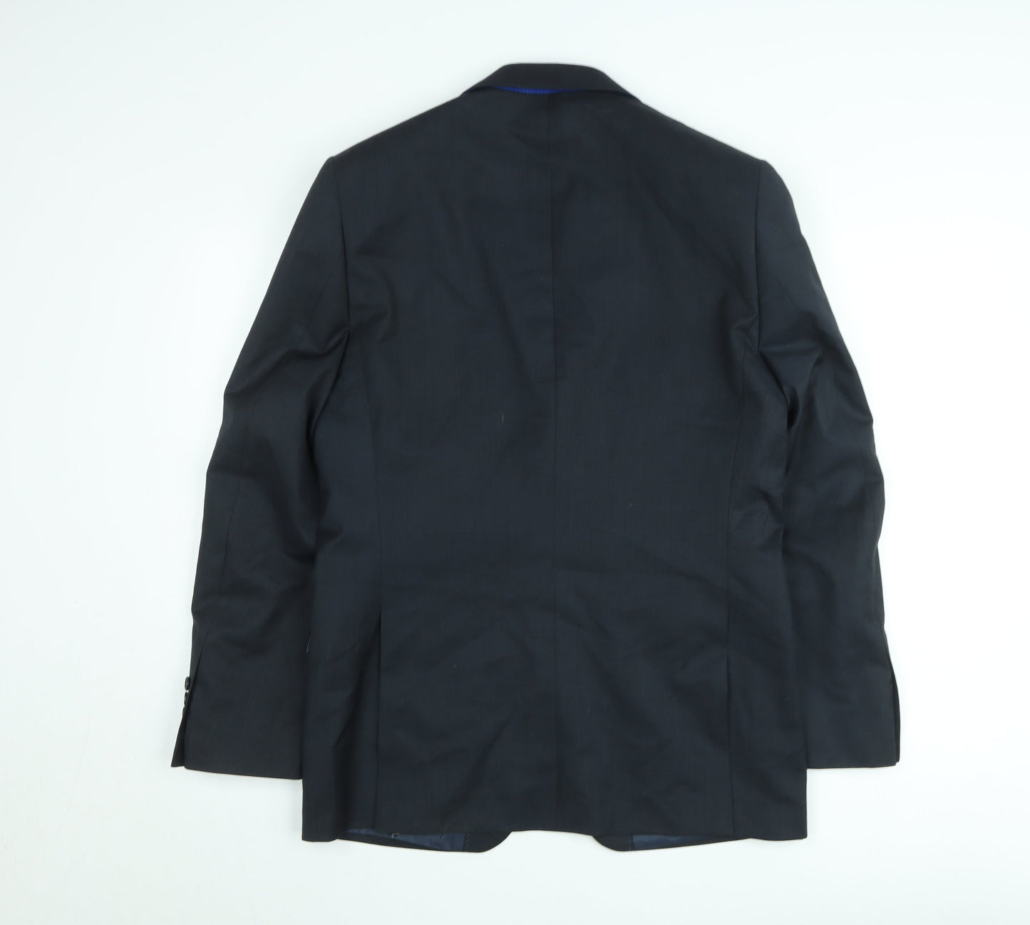 Marco Capelli Men's Blue 38R Wool Blend Formal Blazer Jacket