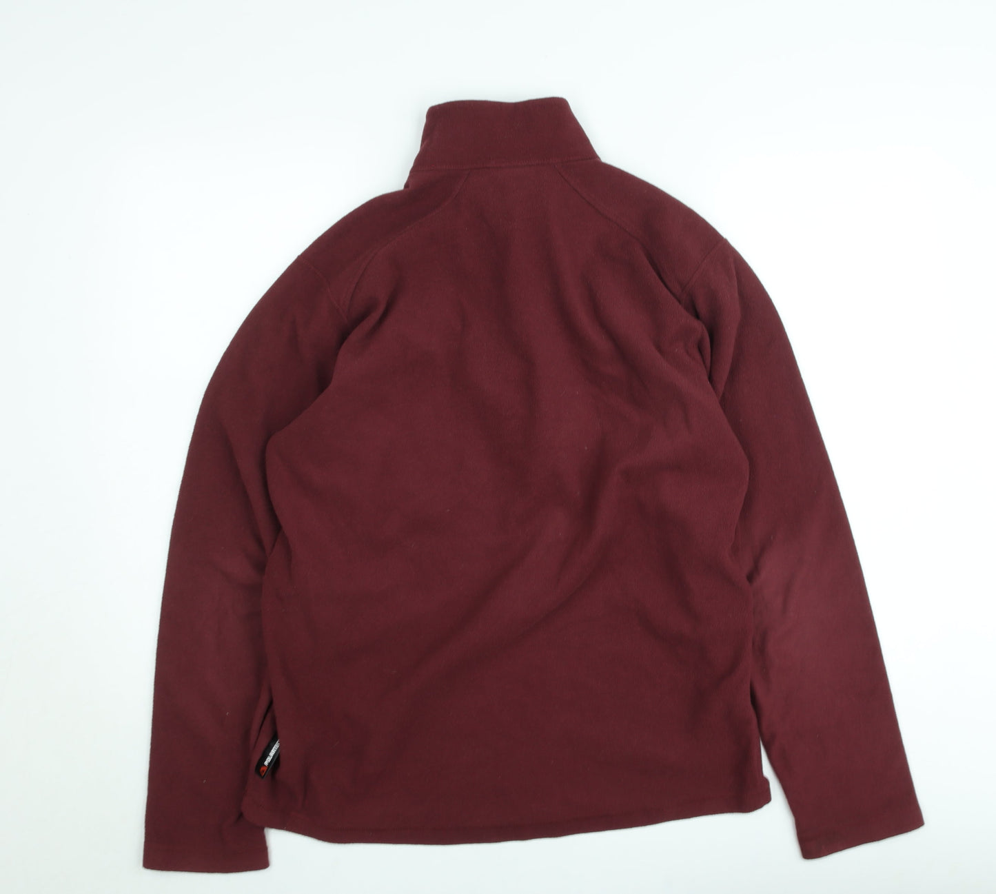 Helly Hansen Mens Red Fleece 1/4 Zip Pullover Sweatshirt L