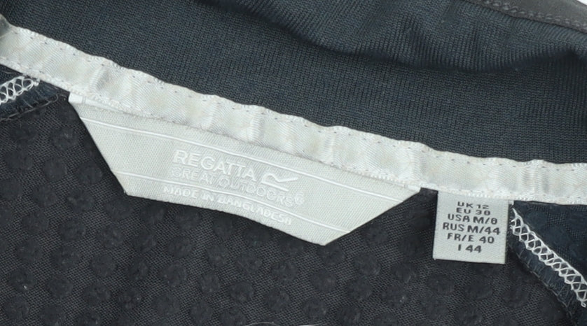 Regatta Mens Grey 1/4 Zip Outdoor Sweatshirt M Lightweight Pullover