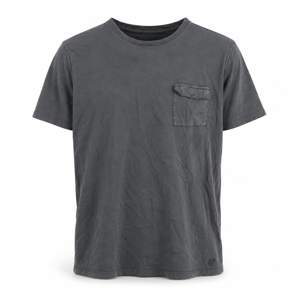 Massimo Dutti Teens Grey Cotton Crew Neck Short Sleeve T-Shirt 13-14 Years