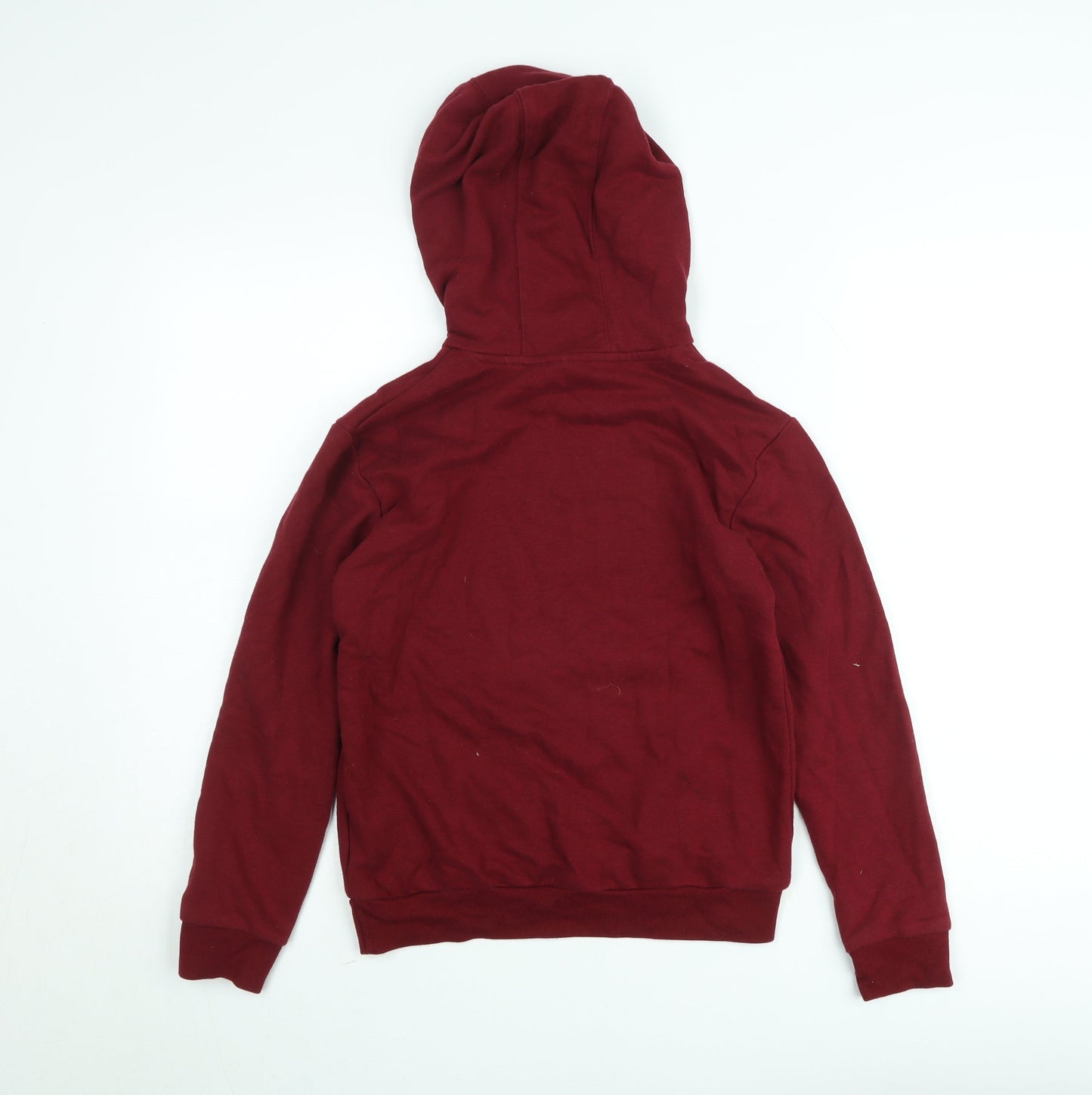 Teens UK M Regular adidas Red Pullover Hoodie