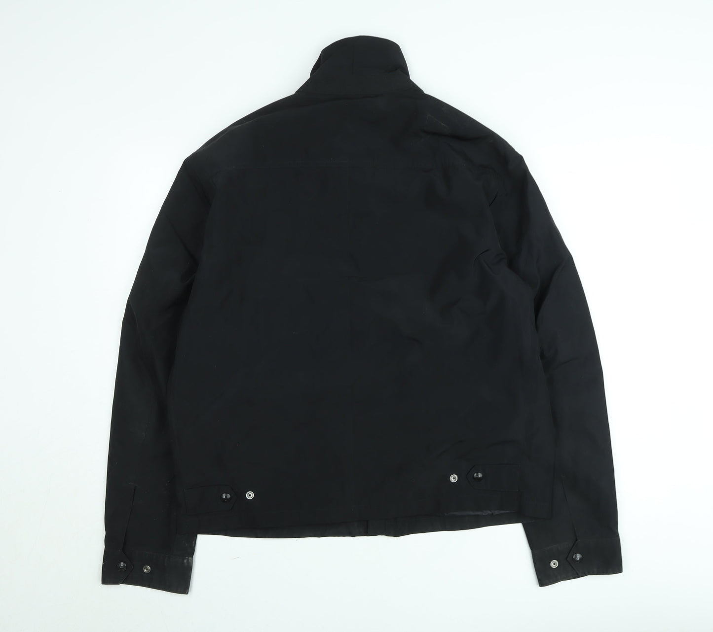 Ralph Lauren Men's Black L Basic Jacket with Collared Full Zip Size L