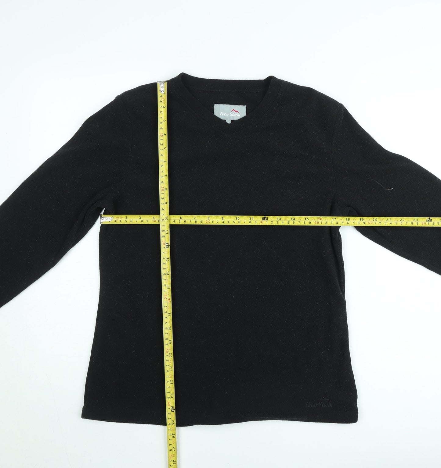 Peter Storm Womens Black Fleece Pullover Sweatshirt Size 12