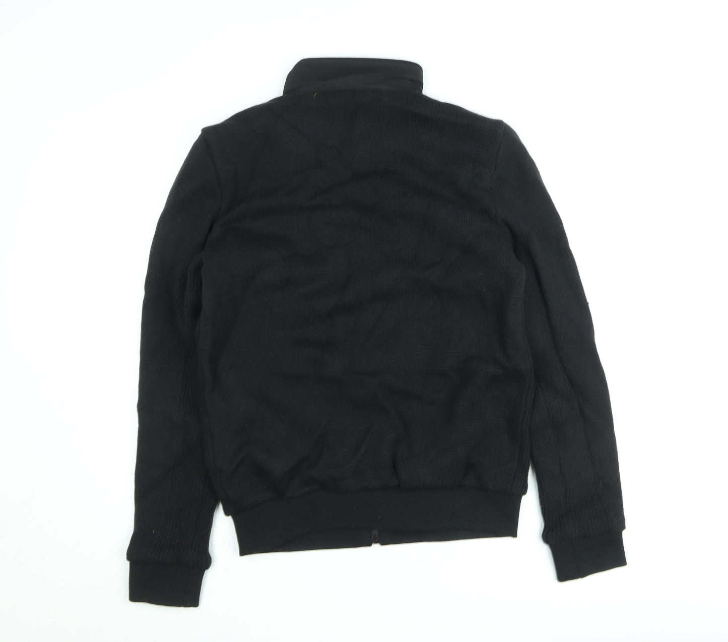 Superdry Studios Men's Black S Bomber Jacket with Zip Pockets