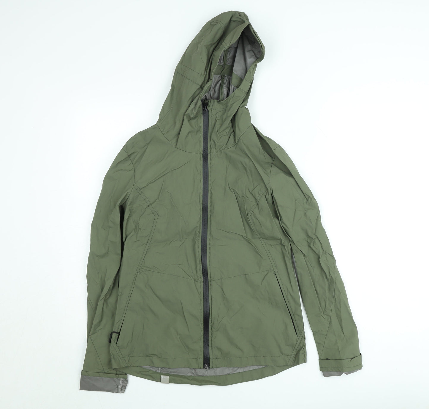 Bench Men's Green S Lightweight Hooded Windbreaker Jacket