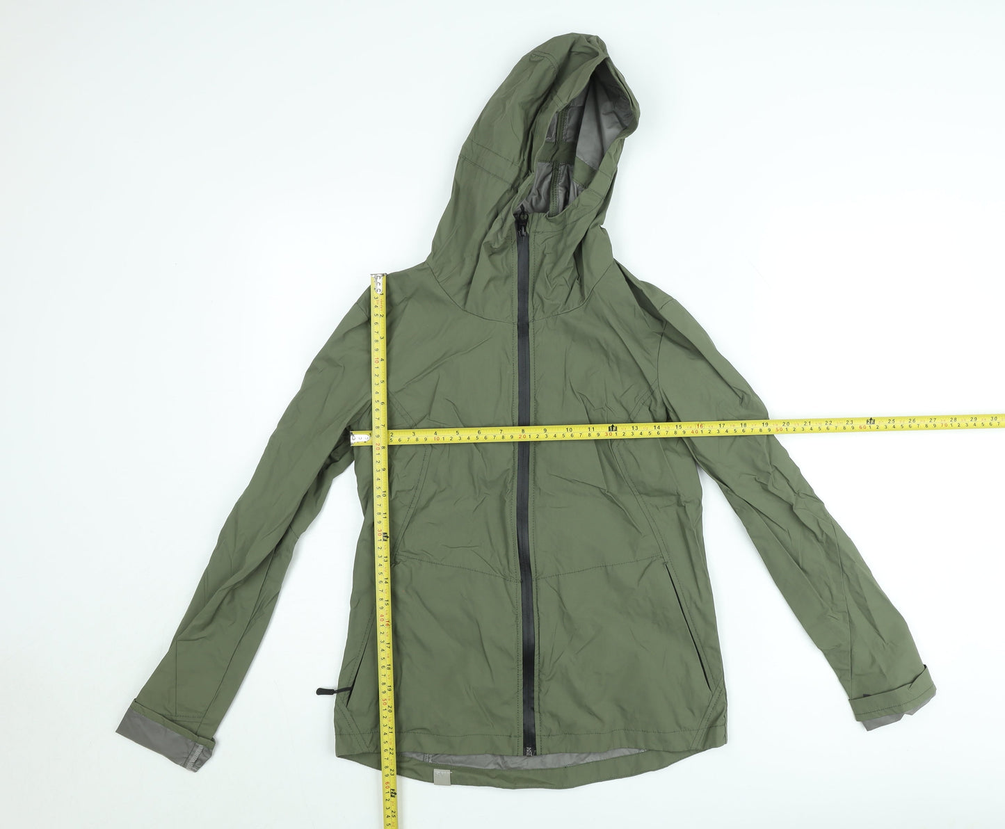 Bench Men's Green S Lightweight Hooded Windbreaker Jacket